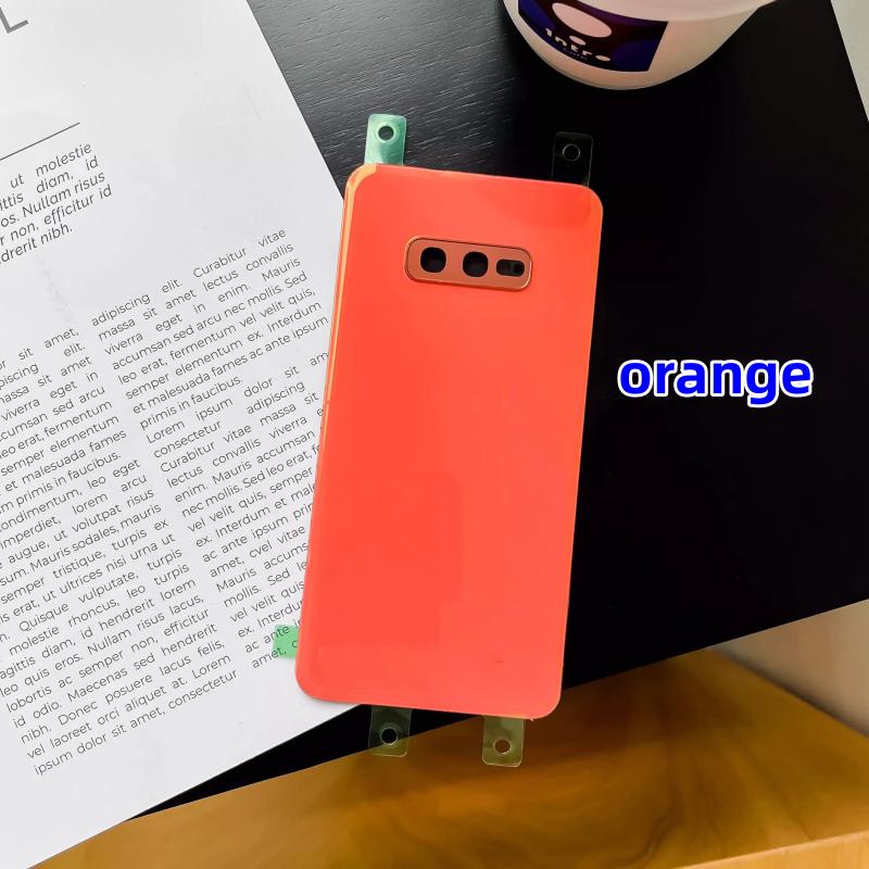 Заднее стекло задняя крышка для Samsung Galaxy S10E SM-G9700 G970N/W G970U1 крышка аккумулятора Корпус Крышка Ремонтные детали Дверца аккумулятора