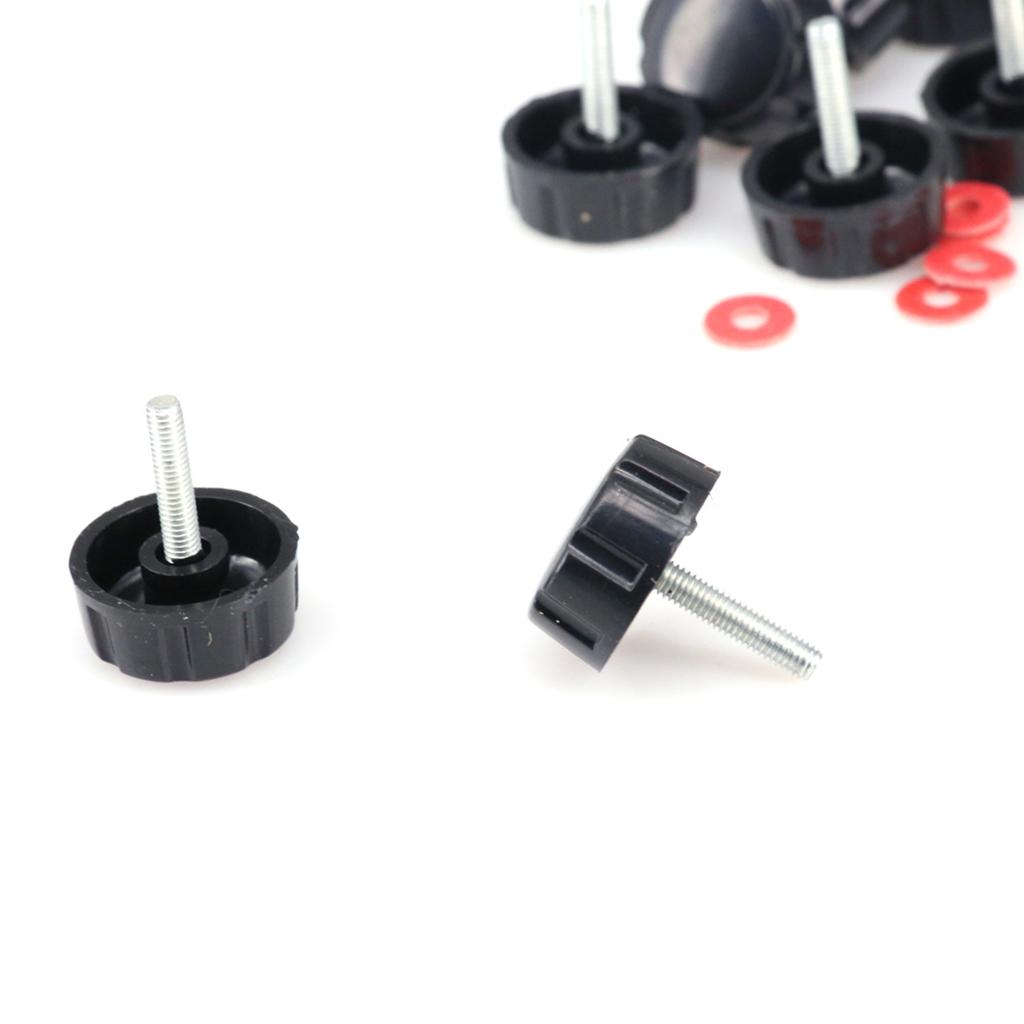 10x Universal Fishing Reel Screw Caps Rocker Covers Fishing Tools for Spinning Reel Crank Power Foldable Handle Durable