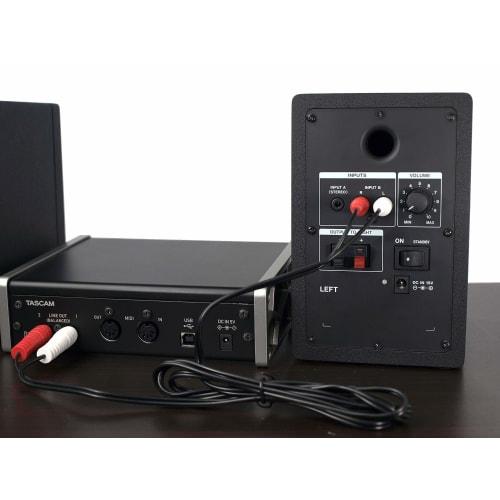 TASCAM VL-S3 Powered Monitor Speakers with Built-in 2-Way Amplifier (Pair)