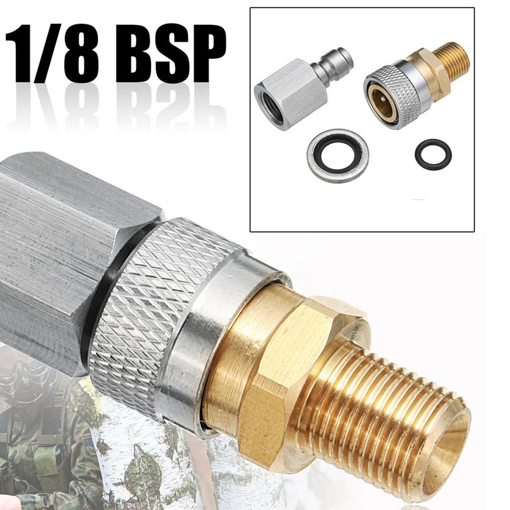 Быстроразъемное соединение 1/8 BSPP, быстрое отсоединение, выпуск, зарядка, гнездо, муфта, аксессуары