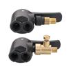 2-in-1 Tire Air Pump Nozzle Deflated Inflatable Pump Connector  Car/Bike/Motorcycle