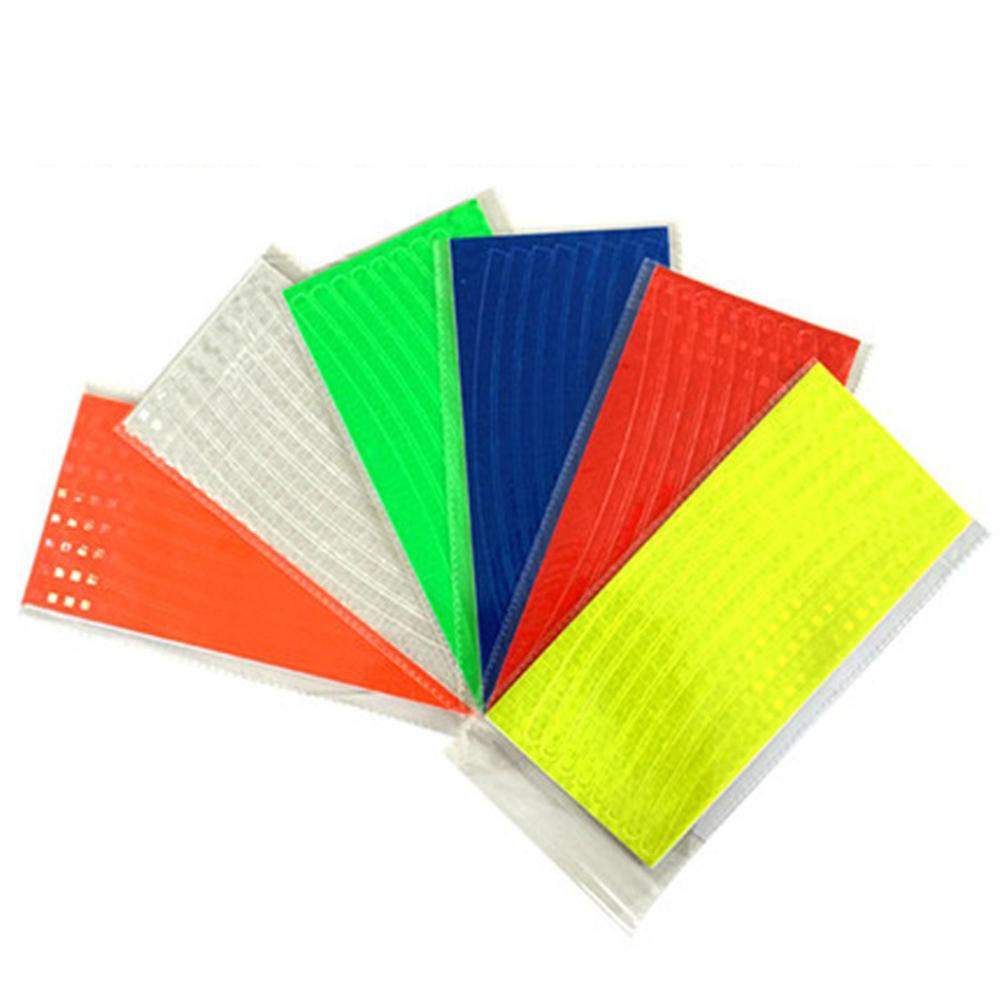 Reflector Sticker Bike Wheel Sticker Bicycle Sticker Reflector Tape Fluorescent Reflective Strip