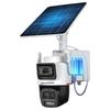 Уличная камера безопасности Dahua 4G Solar с двумя объективами, обзором 360° и хранилищем 128 ГБ, штекер CN (адаптер в комплекте)