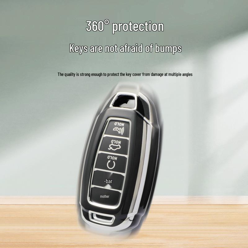 Чехол для ключа с 5 кнопками Hyundai Tucson для моделей ix35, ix25, Festa