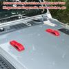For 2018- Jeep Wrangler JL ABS Red Look Front Hood Decor Trim Cover Frame 2X