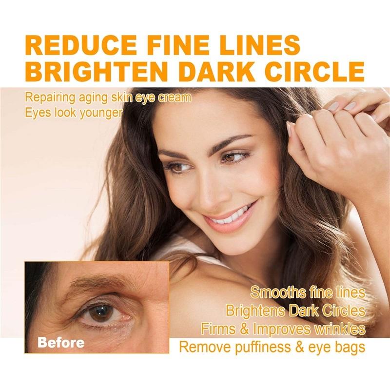 HOYGI 5D Peptide Eye Cream Relieve Puffiness Reduce Dark Circles Firming Fade Fine Lines Nourishing Smoothing Eyes Skin Care