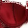 DKGEA Women Thin Underwear Set Lace Sexy Bra Plus Size D E Cup