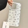 Painted Phone Case for iPhone 12 13 15 16 iPhone 16 12 13 14 15 Pro  14 15 16 Pro Max Coverage Shockproof Anti-Fingerprint Fresh Style Protective Case