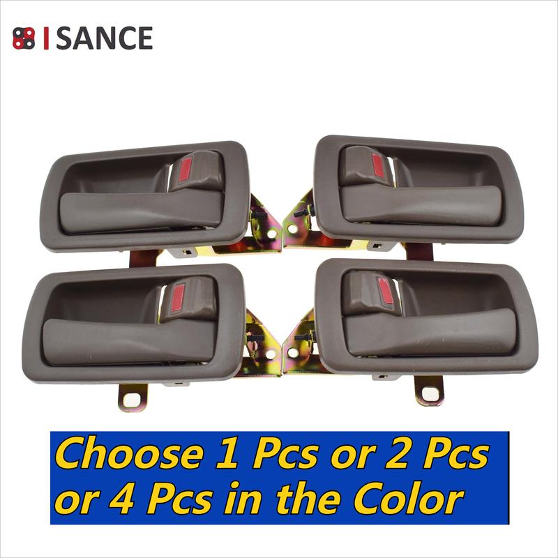 1/2/4 Pcs Brown Car ide Door Handle Front Rear Left or Right 69206-32070 For Toyota Camry 2.2L 3.0L 1992 1993 1994 1995 1996