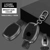 lkurz6 2026 Hot Car Sticker Suitable for Mercedes-Benz A-class B-class C-class E-class GLC car key cover E300 C200 high-end alloy leath