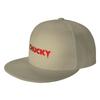 Fashion Chucky  Title Block Flat Brim Sun Hat  Casual Gatherings Hat