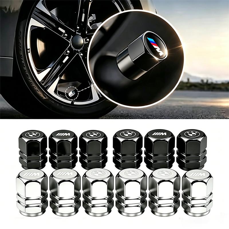 4Pcs Car Wheel Valve Air Core Cap Auto Tire Accessories For BMW X1 X3 X4 X5 E46 E90 F20 E60 E39 F10 M1 M2 M3 M5 M6 E87 M E36 HNZCY1