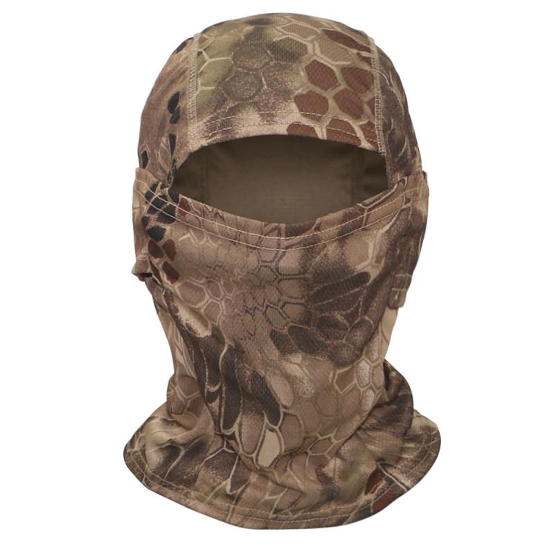 Camouflage Breathable Sun-Protective Outdoor Cycling Fishing Hiking Camping Skiing Hooded Face Mask