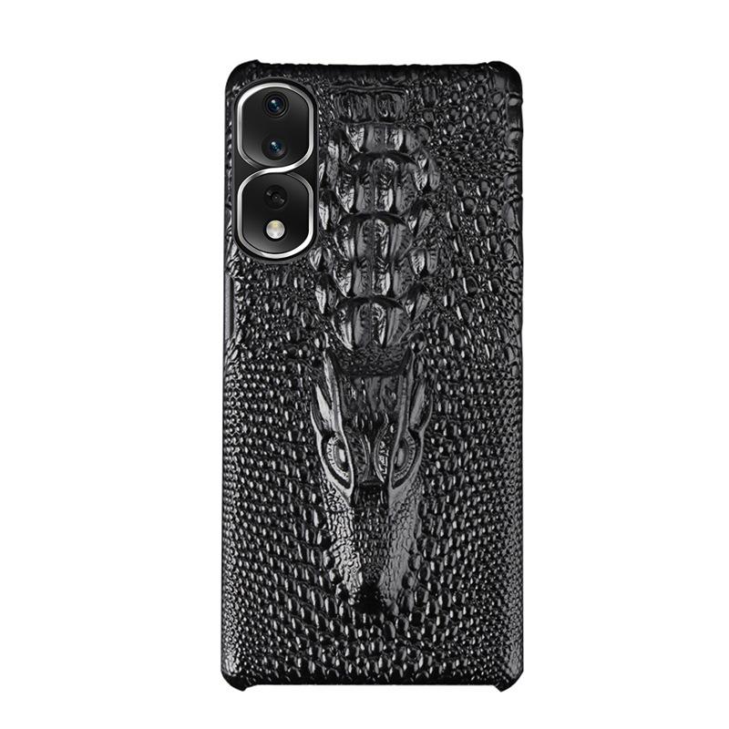Чехол из натуральной кожи для Honor 30/30 Pro — рисунок из коровьей кожи с головой дракона, дизайн с полузакрытием, подходит для Honor 30 Youth Edition