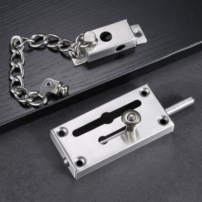 Серебряная Цепочка Безопасности Двери Антивор Нержавеющая Сталь Прочная Для Двери Квартиры И Отеля Для Шкафа Для Жилого