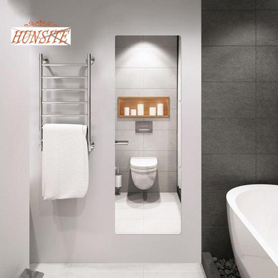 4 шт. полноразмерная наклейка на зеркальную плитку, самоклеящаяся, водонепроницаемая