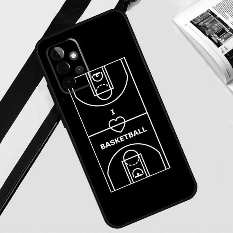 Basketball Court Case For Samsung Galaxy A06 A56 A36 A26 A16 A54 A34 A14 A12 A22 A32 A52 A13 A53 A15 A35 A55