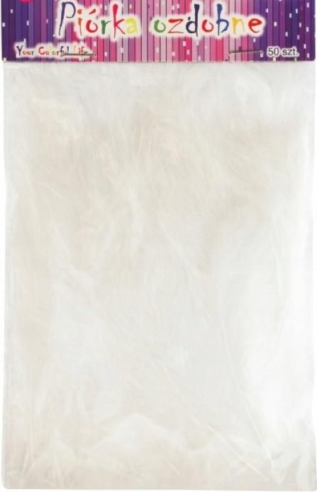 White Feathers 10-12cm Pack of 50 pcs