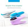 Настольный степлер без скрепок для фиксации до 8 листов для дома, школы, офиса, настольный степлер для билетной бумаги и переплета документов