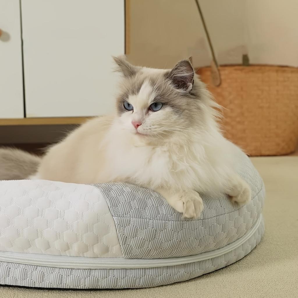 Summer Cooling Pet Bed Ice Mat For Dogs Cats Removable Washable Breathable All Season Bed For Indoor Sofa Bedroom Pet House Mat