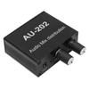 Audio Mixer Stereo Distributor 2 In 2 Out Converter Switch Box for Control Amplification
