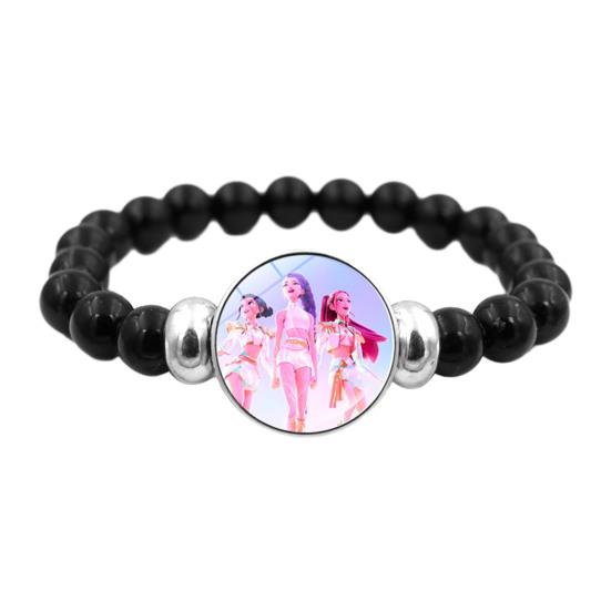 Yousheng Корейский Поп Браслет из Бусин Аниме Вдохновленный Модный Браслет Браслет из Разноцветных Бусин для Женщин Мужчин Девочек Мальчиков Поклонников