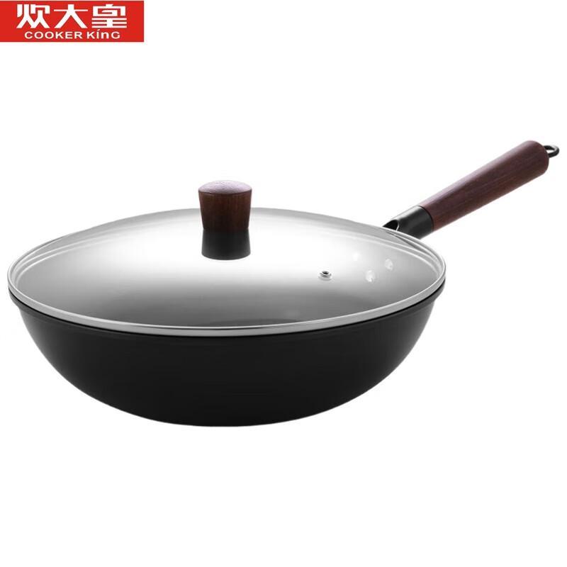 COOKER KING Stainless Fine Iron Wok