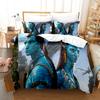 Cartoon Avatar Print Bedding Set 2D Printing Duvet Cover Pillowcase Queen King Quilt Cover
