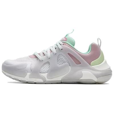 Прохладные Легкие Удобные Низкие Повседневные Кроссовки для Бега Женские кроссовки Серый Розовый F12W423101F-VB