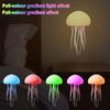 Modern Jellyfish Table Lamp Cartoon Dancing Jellyfish Bedside Lamp Adjustable Color LED Night Light Birthday Gift for Kids New
