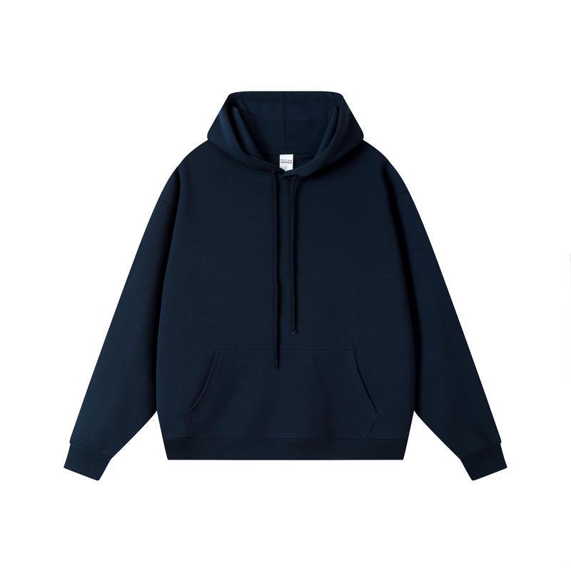 Women's Thick Hooded Pullover Sweatshirt - Loose, Drop Shoulder, Cute & Versatile College Style for Autumn 2024 Arrival