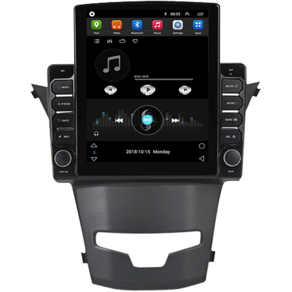 9,7-дюймовый автомобильный радиоприемник на базе Android для SsangYong Korando 3 Actyon 2 2013-2017, 2 DIN Tesla, вертикальный экран, авторадио, мультимедийный плеер Carplay, 2 + 32 ГБ