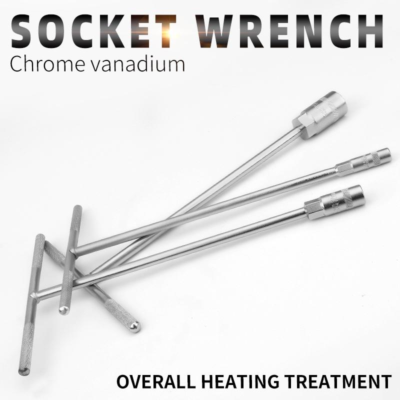 Ручной торцевой ключ Т-типа, внешний шестигранный ключ для ремонта автомобилей и мотоциклов, гаечный ключ с шестигранной головкой Т-образной формы