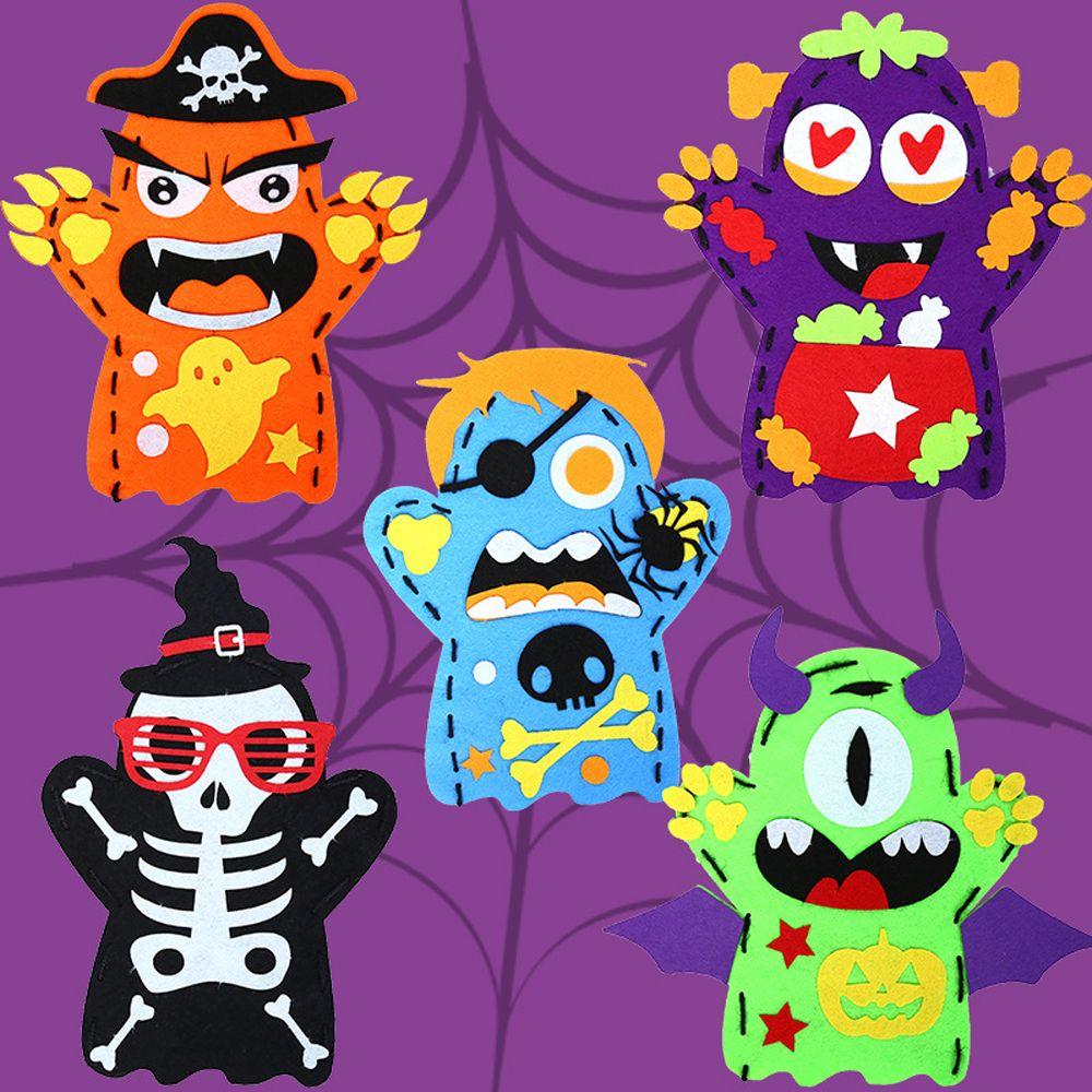 Kinderen Activite Halloween Decoration DIY Hand Puppet Kits Halloween Puppet Hand Puppet Toy