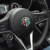 1Pc 40mm Car Steering Wheel Logo Badge Sticker for Alfa Romeo Mito Giulia Giulietta 147 156 166 159 Stelvio Sportiva 4C 8C GT