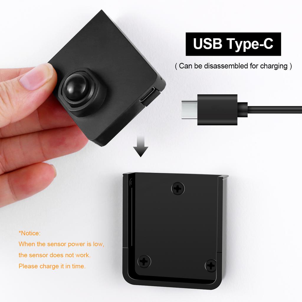 COB LED Strip Light With Portable PIR Motion Sensor Switch/Wireless RF Reciever DIY Kitchen Cabinet Bed Room Stair Night Lamp