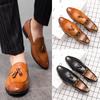 Wedding Shoes For Men Slip On Loafers Trend Tassels Leather Shoes Male Men’s Dress Shoes Business Shoes Men British Style Formal Leather