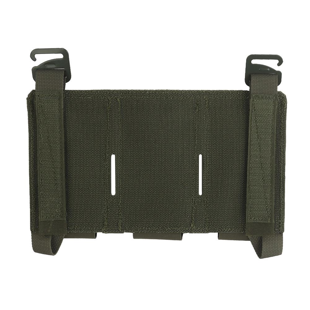 Camo Style Multi-Caliber Triple Mag Pouch for 3Pcs 5.56 MAG/6Pcs 9mm Long Magazine Pouch,Hunting Vest Plate Carrier Accessory