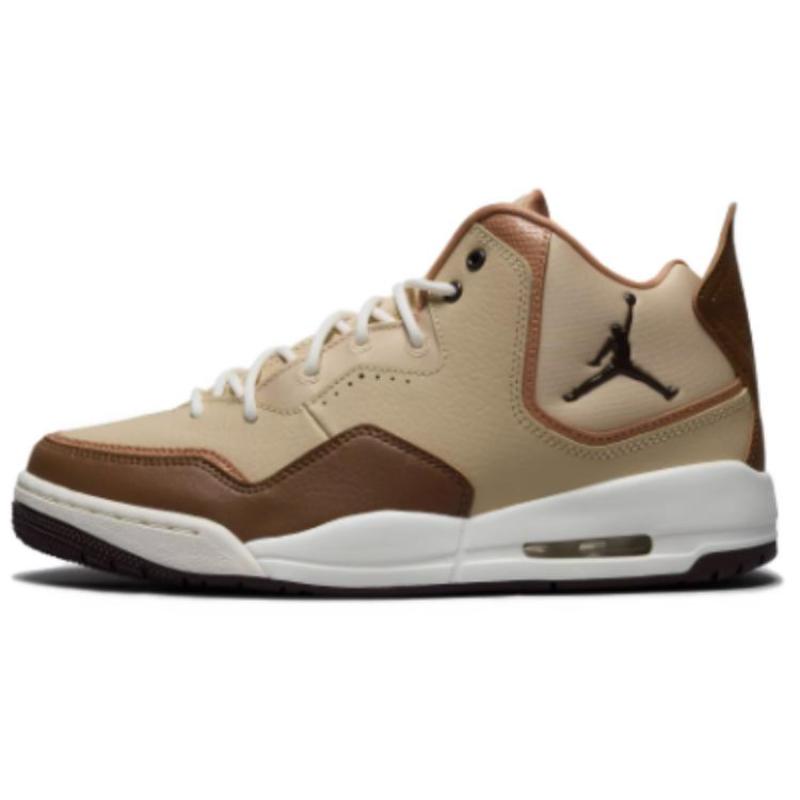 Jordan Courtside 23 Anti-Slip Wear-Resistant Mid-Top Vintage Basketball Shoes Unisex Brown Jordan HV1812-221