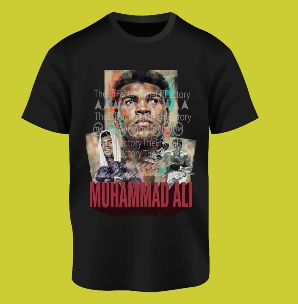 Boxing Shirt Muh@mmad Al! Champ Legend Collage Black History Month Sports