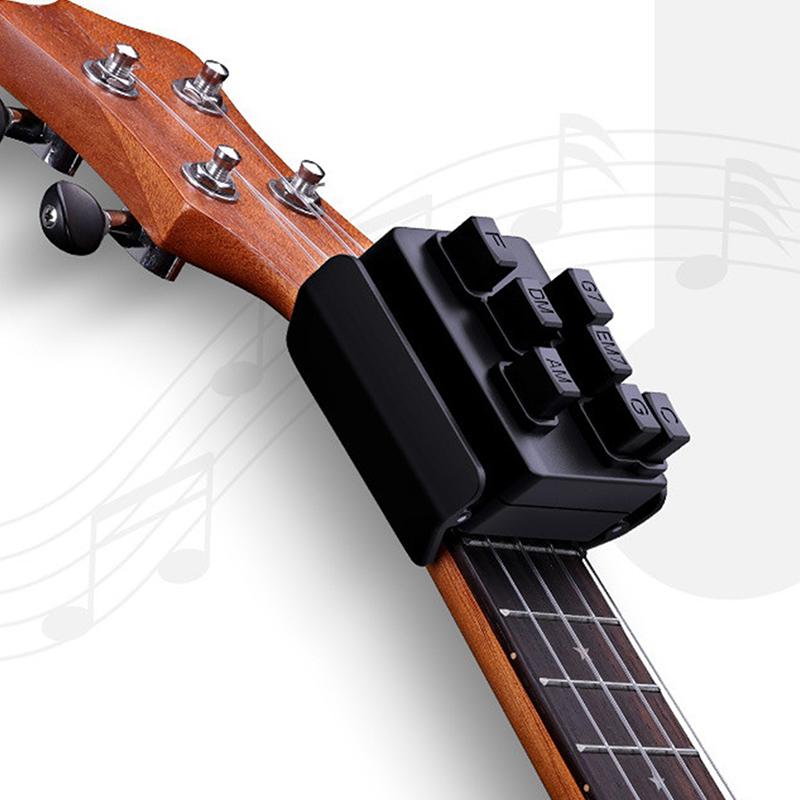 Тренажер для зажима аккордов укулеле для начинающих Помощь для укулеле Легкий набор для зажима Инструмент для обучения с помощью аккордов Насадка для укулеле Устранить