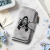 Grim Reaper Pattern Long Wallet Forever Stylish Durable PU Cardholder Purse