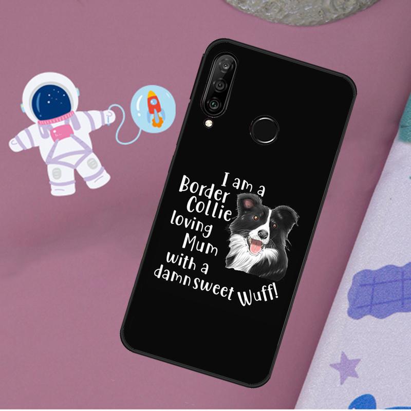 Мультяшный чехол с бордер-колли для Huawei Nova 5T 9 10 SE 3i 7i 8i 11i Y60 Y61 Y70 Y90 P40 P30 Lite Mate 60 P60 Pro