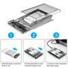 Внешний USB HDD чехол 5 Гбит/с 2,5-дюймовый прозрачный чехол для жесткого диска Корпус жесткого диска SATA HDD SSD чехол для хранения ноутбука ПК