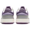Anta Textile, Synthetic Leather, Split Suede Slip Resistant Abrasion Resistant Skateboard Shoes Women's Gray Purple 122418051-6