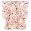 Kimono 7 Years Old Small Pattern Pattern Set Ball Celebration Wear Set Kimono Long Undergarment Layered Collar Kids White Shichi-Go-San [Nagomiya]