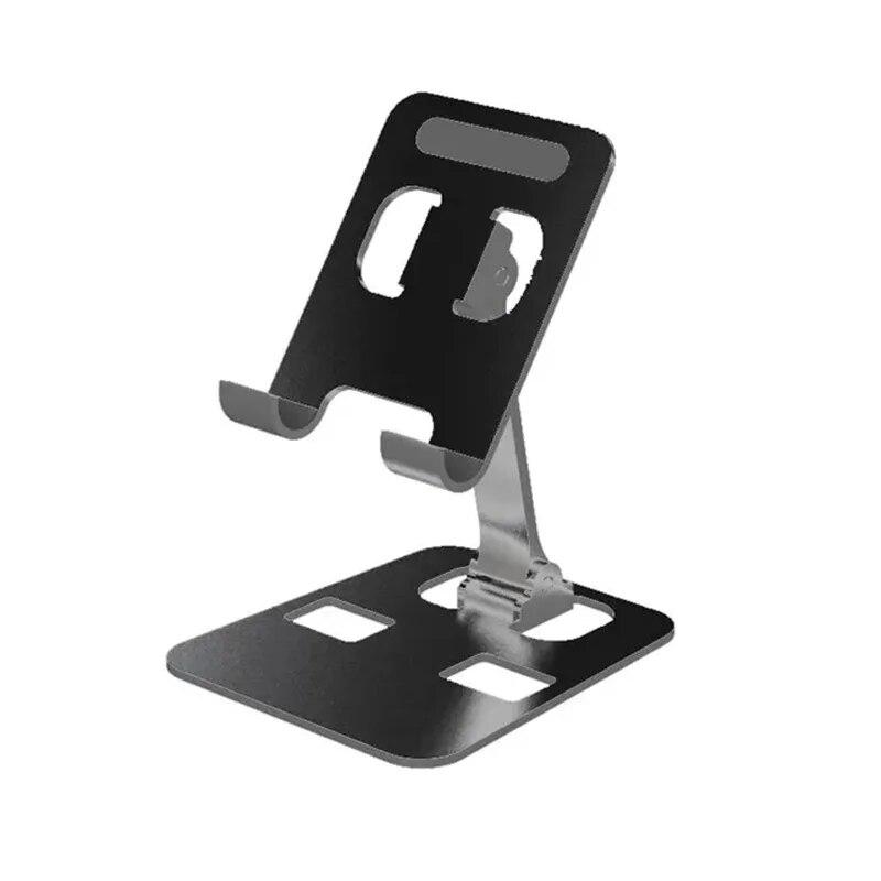 Universal Aluminum Alloy Portable Tablet Holder Mount For iPad Adjustable Flexible Folding Lazy Desktop Live Mobile Phone Stand