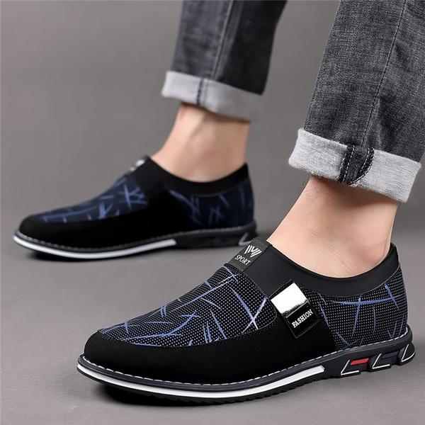 Comfortable Genuine Leather Casual Business Loafers Men Slip On Office Leisure Driving Flats Fashion Daily Work Walking Footwear