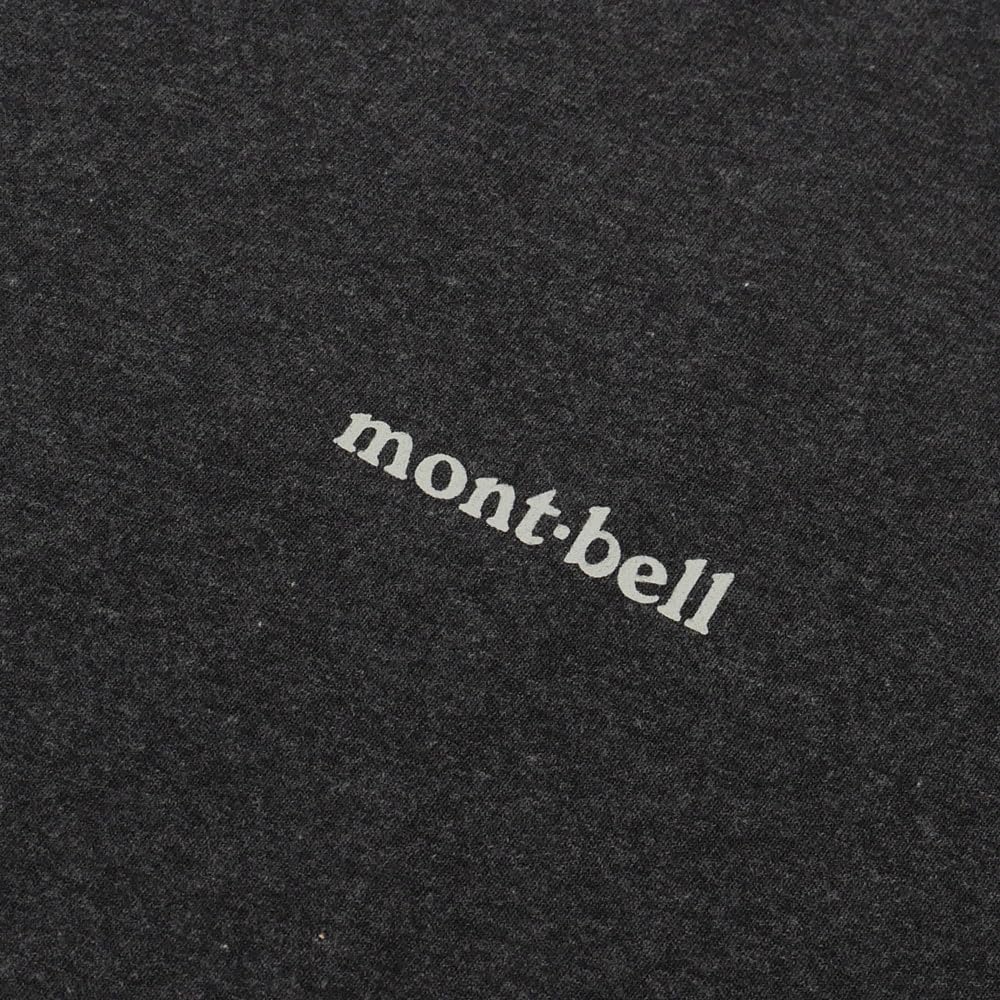 Montbell Pear Skin Cotton Tee 2104792 DGY (Dark Gray) [Size L]