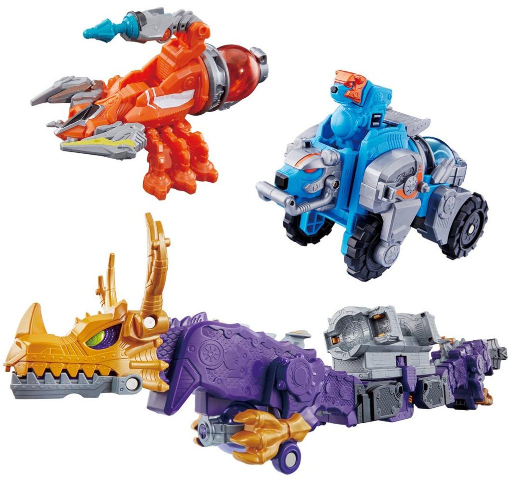 Учуу Сэнтай Кьюрангер Кютама Комбинация DX Рютей О Сет 02,10,11